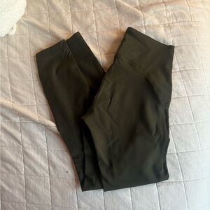 Lululemon instill leggings 25” dark olive